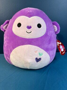 Squishmallows 12” Hartman the Purple Monkey by Jazwares with Tag